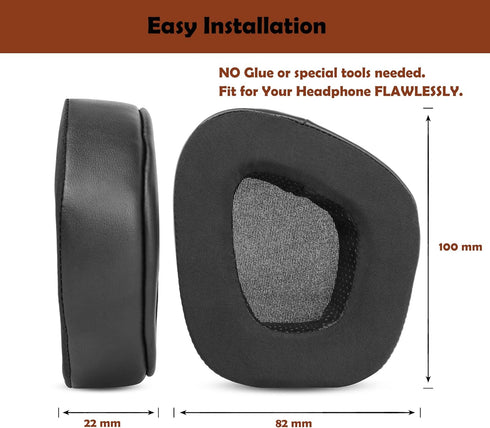 Cooling Gel Headphone Replacement Ear Pads - Cushions Compatible with Corsair Void / Void Pro Premium Gaming Headset