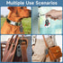 Samsung Galaxy SmartTag2 Case with Keychain, 4 Pack Full-Wrapped IPX8 Waterproof TPU Case for Galaxy Smart Tag 2