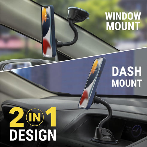 Scosche MXWDL Extra Strong MagicMount Magnetic Car Phone Holder, Cell Phone Mount with Extra Strength Magnet