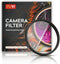 SAKUINER PUYI 82mm Split Diopter Filter Creative Half Transparent Blur Effect for Portrait