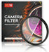 SAKUINER PUYI 82mm Split Diopter Filter Creative Half Transparent Blur Effect for Portrait