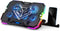 KeiBn Upgrade Laptop Cooling Pad A13, RGB Lights, 6 Fans for 15.6 Inch Laptops, 10 Modes