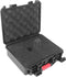 Weatherproof IP67 Hard Case with Customizable Foam for Pistol, GoPro, Camera Accessories, Black, 11 x 9 x 4 Inches