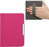 kwmobile Synthetic Leather Case for Kobo Clara - Neon Pink e-Reader Cover with Strap