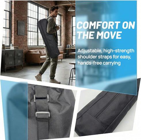 TEREBENTO CaseTripod (39*4.7*4.7 inch) Tripod Bag Storage Bog Bag with Shoulder Strap,Multifunctional Carrying Case