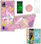 Koobee K100 Case by jioeuinly: SL004T Cover with Tempered Glass, Hard PC + Soft Silicone, Ring Support, Gold
