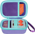 Hard Case for Yoto Mini Kids Audio Music Player, Children Speaker Plays Audiobook Cards Radio (Purple + Teal)