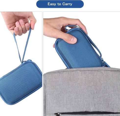 Aenllosi Hard Carrying Case for UCOMX Nano 3 in 1 Wireless Charger (Blue, Case Only)