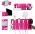 CordBrick /DeskBrick Bundle Weighted Cord Holders for Nightstand & Desk - Phone Charger