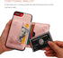 KIHUWEY Compatible with iPhone 7/8 Plus Wallet Case, Premium Leather Kickstand with Credit Card Holder, Durable