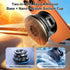 Uprosdik 3000gf 360 Black Magnetic Phone Holder for Car, Vacuum Suction & Magnet, Adjustable Dashboard Mount