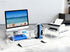 10mm 14.5'' 9'' 3.4'' (1 Jusalpha Acrylic Monitor Stand - Thickness Clear Platform - x x Desktop/ Laptop/ Monitor Riser