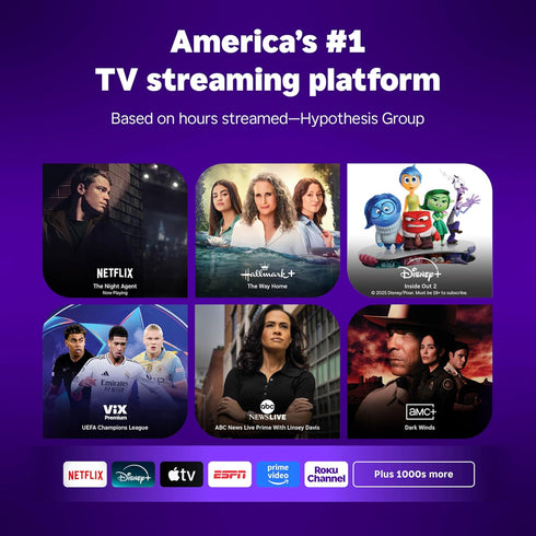 Roku 4K Streaming Stick Plus - & HDR Streaming Device for TV with Voice Remote - Free & Live TV