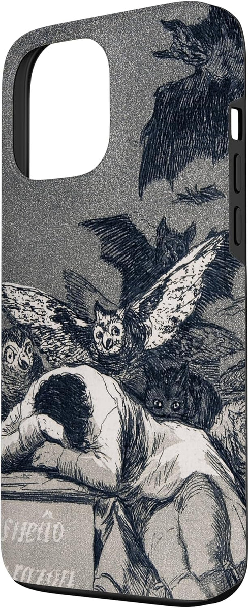 Twisted City Art 13 Francisco Goya - The Sleep of Reason Produces Monsters Case for iPhone Pro Max