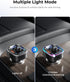 LENCENT 5.4 54W 2 Bluetooth Car Adapter FM Transmitter Fast Charging, Dual Mics, HiFi Bass Sound, Modes LED Backlit