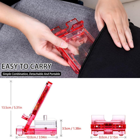 GDUSMCN Acrylic Mobile Phone Holder, Desktop Phone Holder, Made of Thick Acrylic Material that is not Easily Damaged