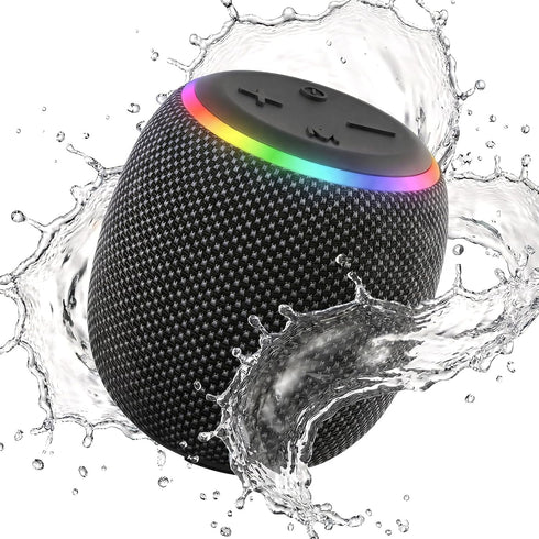 BassBloom Room 3 Portable Bluetooth Speaker, IPX6 Waterproof, TWS Pairing, 12W Powerful Stereo