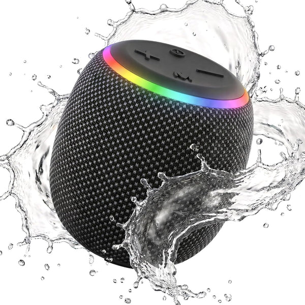 BassBloom Room 3 Portable Bluetooth Speaker, IPX6 Waterproof, TWS Pairing, 12W Powerful Stereo