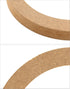 QWORK Wooden Speaker Spacer Rings, 4 Pcs 6.5" Car MDF Speaker Ring for 6.5 Inch Speakers