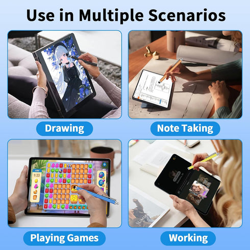 YITIAOXIAOYU 10 Pack Screens,10 Stylus Pen,High Precision and Sensitivity Stylus for Everyday Writing,Stylus Pen