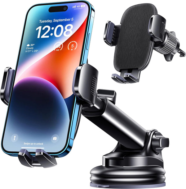 Qifutan Dash Mounted Phone Holders for Your Car Dash Phone Mount for Car