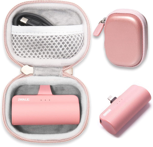 CaseSack Mini Charger Case compatible with iWALK Small USB-C Portable Charger, Anker Nano, JEJILL, LanLuk, Charmast,