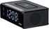 Jensen QiCR-200 Dual Alarm Clock Radio with Qi Charging, White, 9.40in. x 5.00in. x 3.00in.