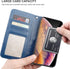 Bocasal Wallet Case for iPhone Xs/X, PU Leather Magnetic Detachable Kickstand Shockproof Cover for iPhone X