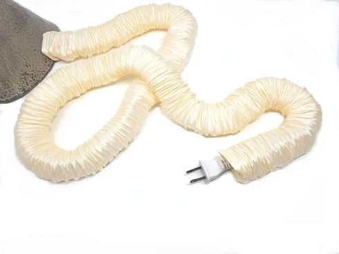 Cream CoverEase 9 Feet Lamp Cord Cover Tube