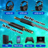Replacement for Astro A40 Cord, A10 Headset Cable Braided Wire, 6.5 Feet Volume Control Cable (Black and White)