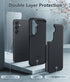 FNTCASE Samsung Galaxy A35-5G Case (Black) - Dual Layer Protective Heavy Duty Shockproof Rugged Cell Phone Cover