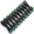 10 Pairs 12V Male+Female DC Power Jack Plug Adapter - 2.1x5.5MM Barrel Connector for CCTV Security Camera