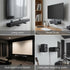 TERDEWE Depth Adjustabl Soundbar Wall Mount Bracket for Samsung, Sony, LG, Vizio, Bose, JBL and More Sound Bar Mounts