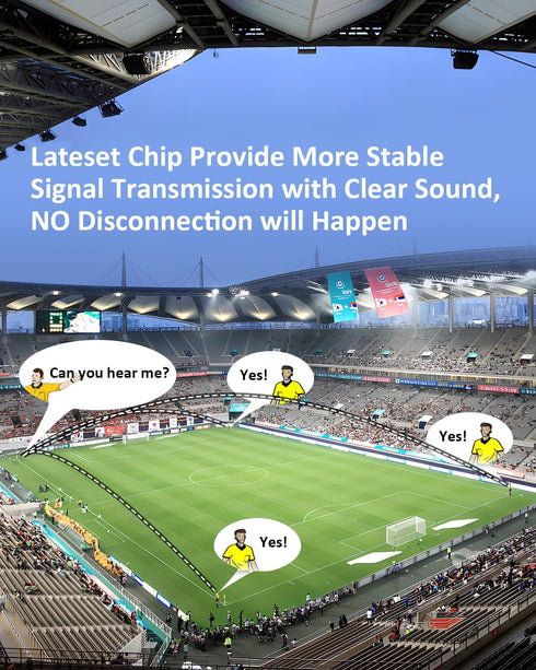 Referee Headset Earphone Newly-Designed Earpiece for Football Arbitro Coach Judger Arbitration