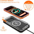 LANSEMKU 17/16/15/14/13/12 SE3/SE2/XS/X/XR/8, 30cm Wireless Car Charger Pad, Fast Car Wireless Chargers Charging pad