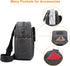 TULLIO Small Camera Bag, Lightweight Camera Sling Bag Waterproof DSLR/Mirrorless Crossbody Case with Rain Cover