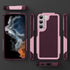 Asuwish Samsung Galaxy S22 Plus S22+ 5G Case, Rose Red with Tempered Glass Screen Protector & Rugged Dual Layer