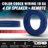 DS18 SW-9.18GA-25FT 9 Conductor 18 Gauge 4-Channel Ultra Flex Speaker Wire Speed Cables, 25 Feet