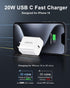 iPhone 15 Car Charger Fast Charging, 20W USB C Charger Block + 2 x 3FT USB-C to C Cable + 40W Dual USB C Adapter
