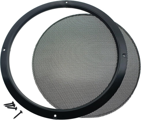 2 Pack 8 Inch Metal Mesh Speaker Grills Cover - Horn Guard Protector with Mounting Screws for Home/Car Audio [FDXGYH,