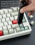 Keymatic 2-in-1 4-Claw Switch Puller and Keycap Puller for Mechanical Keyboard, Key Switch with Grip, One-Press Eject
