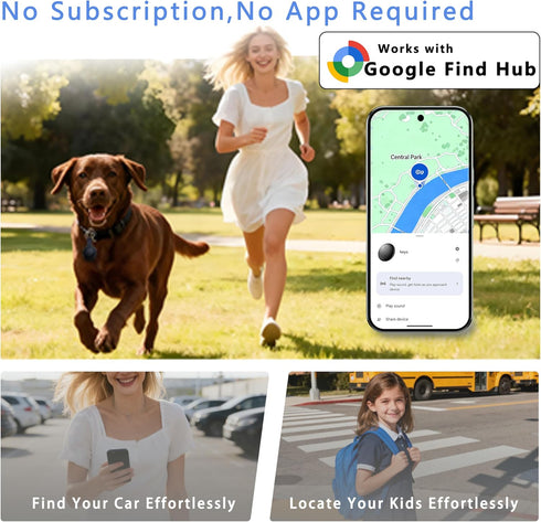 Naibudx 1-Year Car GPS Tracker No Subscription fees Required, Ultra-Strong Magnetism, mini-Sized and Portable, with a