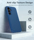FNTCASE Samsung Galaxy S23-FE Case: Rugged Dual Layer Heavy Duty, Military Grade Shockproof, 6.4" Blue, Non-Slip