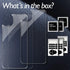 iPhone 15 Pro Back Glass Protector (2-Pack) - Rear Tempered Glass Screen Protector for 6.1" iPhone 15 Pro.