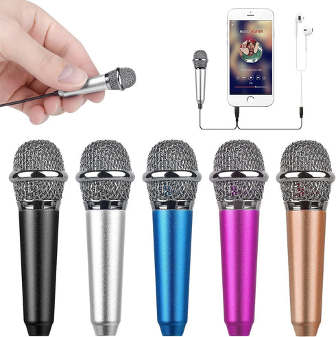 Uniwit Mini Portable Vocal/Instrument Microphone for Voice Video Recording Singing,Vlogging, Podcasting,Tiny Microphone for