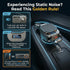 JOULPOUZA 96W 4-in-1 5.3 Retractable Car Charger, FM Transmitter, Fast Charging USB C Bluetooth Car Adapter, Wireless