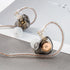 keephifi KZ EDX Pro in Ear Monitor with Mic, Wired Headphones, HiFi Stereo Stage Wired Earphone, Dual DD IEM Earbuds