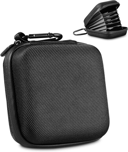 Hard Shell Camera Filter Case for 6 Circular Filters with Max Diameter of 95mm, Microfiber-Lined Pockets