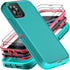 Military Grade 3 in 1 Heavy Duty Shockproof/Drop Proof/Dust Proof Case for iPhone 11 Pro, with 2Pcs Tempered Glass