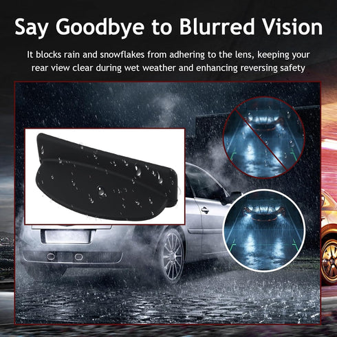 KIFIDAN 2026 New Backup Camera Rain Shield,Silicone Reverse Camera for Car Rain Guard with Extended Design,Waterproof